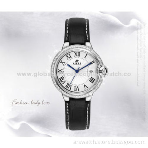 Premium Quality Blue Balloon Stainless Steel Analog Watches with Genuine Leather Strap